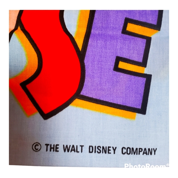 Vintage Disney Mickey Mouse Double Sided Pillow Cases Set of 2 - Picture 3 of 3